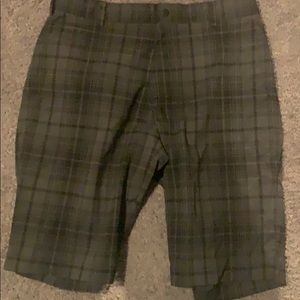Nike golf plaid shorts